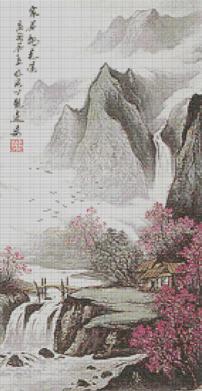 十字绣中国风情中国 山水