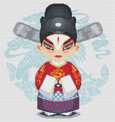 十字绣中国风情金鑫 小生