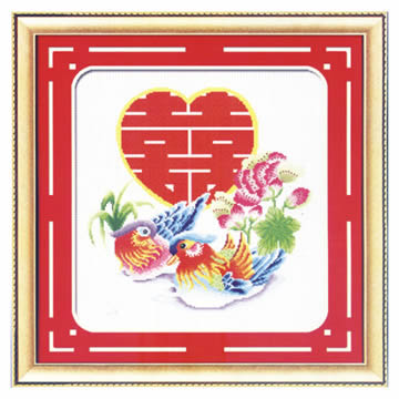 十字绣中国风情苔丽丝 双喜同心
