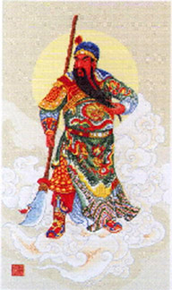 十字绣人物珍爱 关公