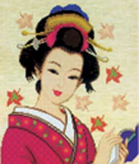 十字绣人物珍爱 看书女孩