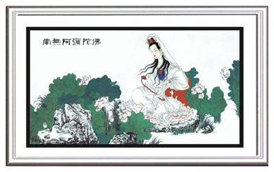 十字绣人物苔丽丝 南海观音