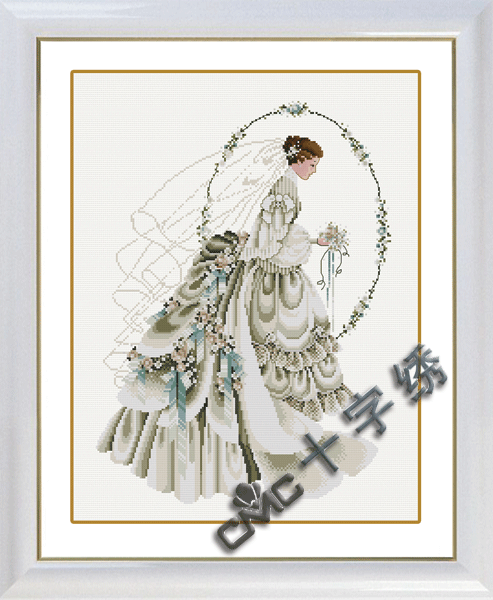 十字绣人物[CMC]待嫁新娘