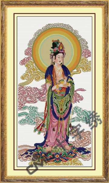 十字绣人物[CMC]菩萨
