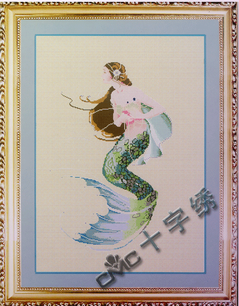 十字绣人物[CMC]痴心人鱼