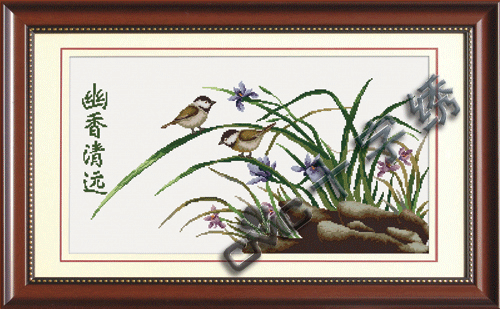 十字绣花草[CMC]幽香清远