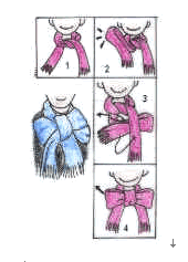 经典围巾的各种围法(二)【围巾的围法大全】_