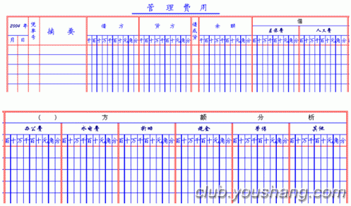 用以登記某一個會計科目增,減變動詳細情況的一種明細帳